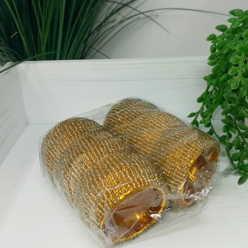 NWOT Beaded Napkin Ring Holders - Picture 4 of 6